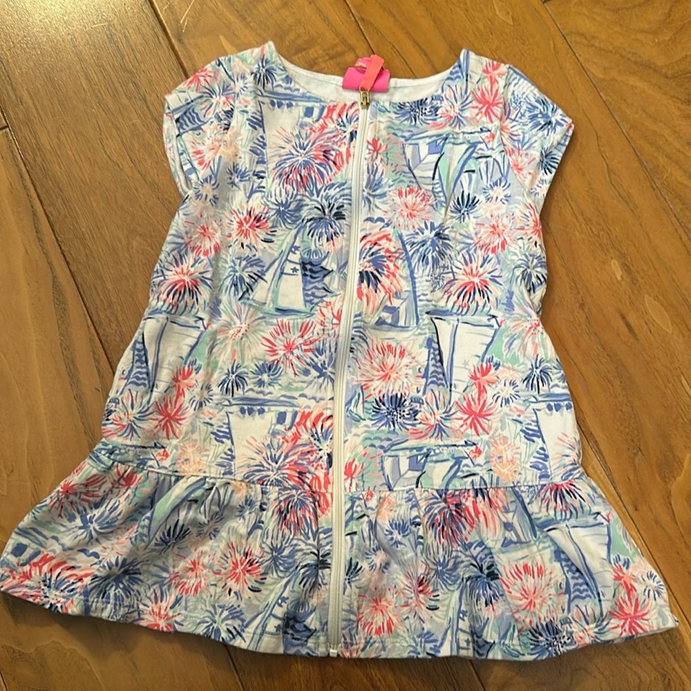 Girls Lilly Pulitzer zippered coverup
